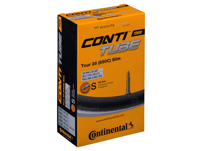 Continental inner tube FV SV 26 Tour 28 32-559 587 Slim