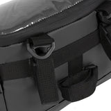 Bike carbon waterafstotende stuurtas met schouderhengsel 5l zwart