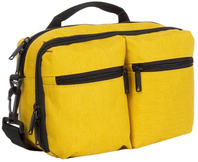 Bike drops stuurtas met schouderhengsel nylon 3l geel