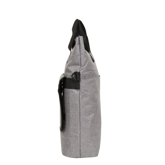 Bike drops shopper fietstas met schouderhengsel nylon 12l grijs