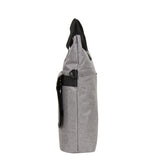 Bike drops shopper fietstas met schouderhengsel nylon 12l grijs