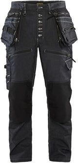 Blåkläder baggy denim stretch x1900 19991141 | marineblauw zwart | maat d116 - 7330509513774