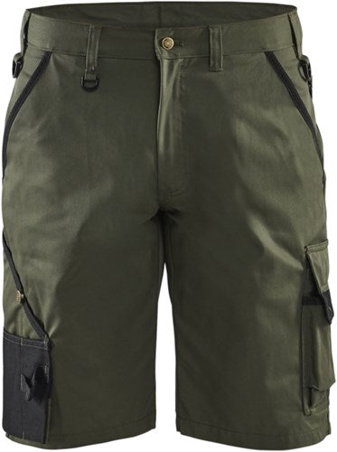 Blåkläder garden short 14641835 | army groen | maat 44 - 7330509299395