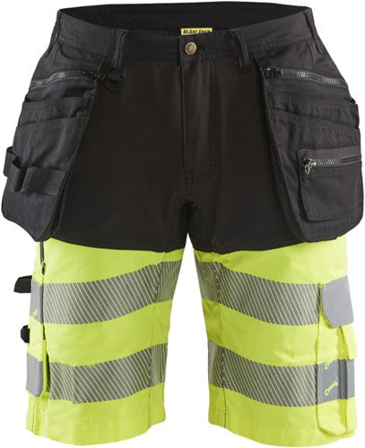 Blåkläder high-vis short 15961811 | zwart high vis geel | maat 44 - 7330509787199