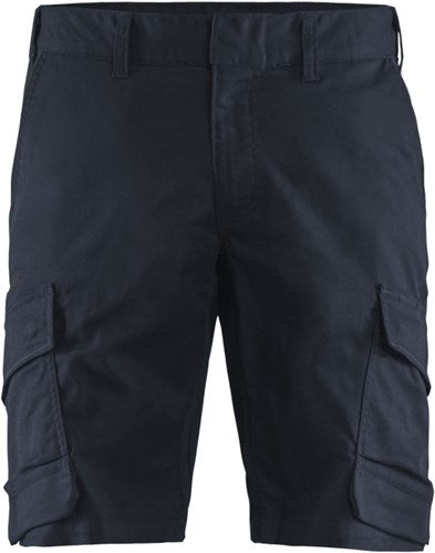 Blåkläder industrie short met stretch 14461832 | donker marineblauw zwart | maat 46 - 7330509757987