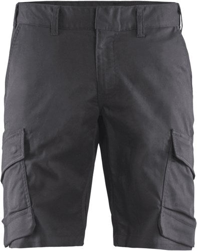 Blåkläder industrie short met stretch 14461832 | medium grijs zwart | maat 44 - 7330509758199