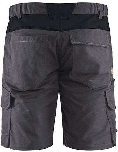 Blåkläder industrie short met stretch 14461832 | medium grijs zwart | maat 54 - 7330509758243