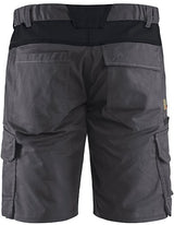 Blåkläder industrie short met stretch 14461832 | medium grijs zwart | maat 62 - 7330509758281