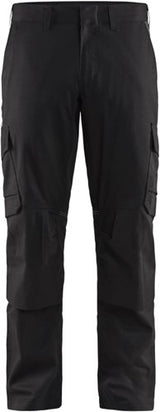 Blåkläder industrie werkbroek stretch met kniezakken 14481832 | zwart donkergrijs | maat 58 - 7330509760871