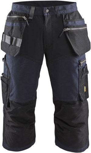 Blåkläder piraatbroek stretch 15971343 | donker marineblauw zwart | maat 46 - 7330509803011