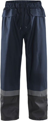 Blåkläder regenbroek level 2 13222003 | donker marineblauw zwart | maat xs - 7330509656013