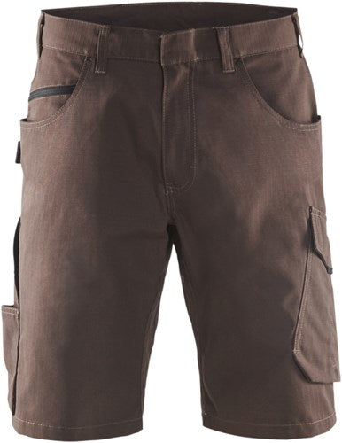 Blåkläder service short 14991330 | bruin zwart | maat 46 - 7330509549445