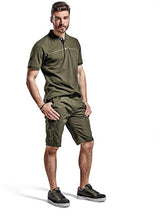 Blåkläder service short 14991330 | groen zwart | maat 52 - 7330509549377