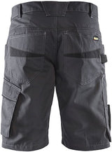 Blåkläder service short 14991330 | medium grijs zwart | maat 54 - 7330509684177