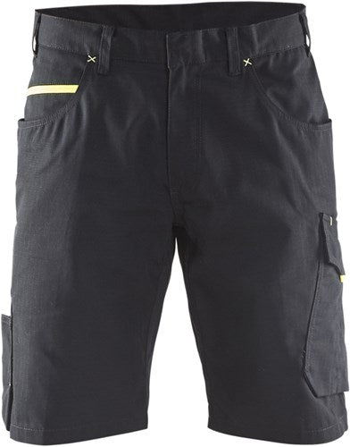 Blåkläder service short 14991330 | zwart high vis geel | maat 44 - 7330509549636