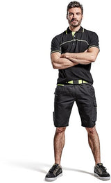 Blåkläder service short 14991330 | zwart high vis geel | maat 52 - 7330509549674