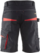Blåkläder service short 14991330 | zwart rood | maat 52 - 7330509549780