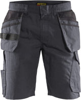 Blåkläder service short met spijkerzakken 14941330 | medium grijs zwart | maat 54 - 7330509688861