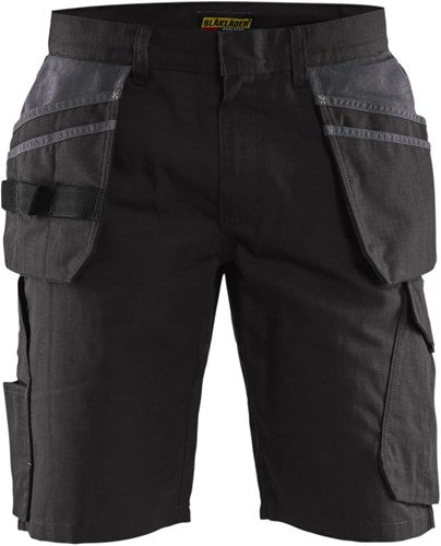 Blåkläder service short met spijkerzakken 14941330 | zwart donkergrijs | maat 54 - 7330509689165
