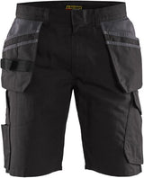 Blåkläder service short met spijkerzakken 14941330 | zwart donkergrijs | maat 60 - 7330509689196