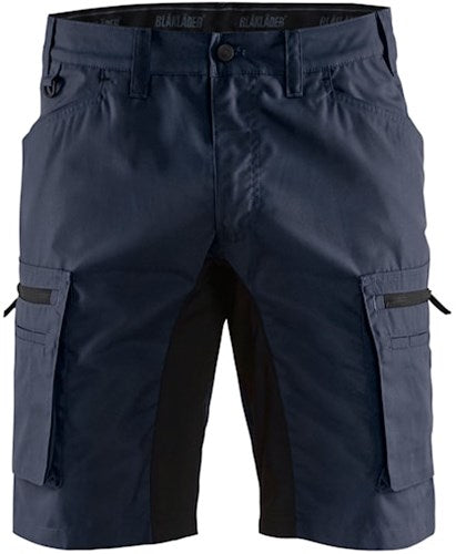 Blåkläder service short stretch 14491845 | donker marineblauw zwart | maat 48 - 7330509535776
