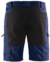 Blåkläder service short stretch 14491845 | marineblauw zwart | maat 48 - 7330509538548