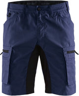 Blåkläder service short stretch 14491845 | marineblauw zwart | maat 50 - 7330509538555