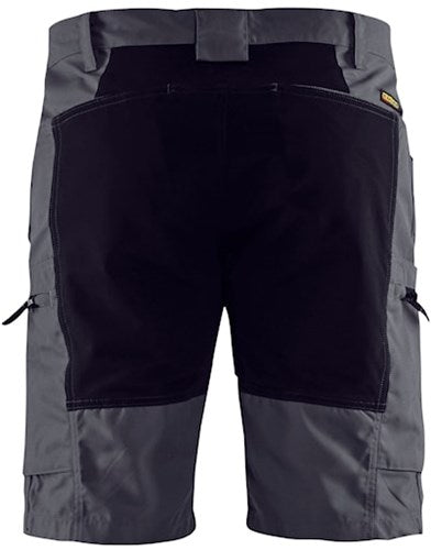 Blåkläder service short stretch 14491845 | medium grijs zwart | maat 46 - 7330509801857