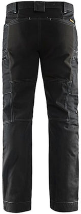 Blåkläder service werkbroek denim stretch 14591142 | zwart | maat 48 - 7330509486115