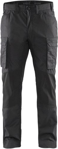 Blåkläder service werkbroek met stretch 14591845 | donkergrijs zwart | maat 52 - 7330509462775