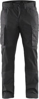 Blåkläder service werkbroek met stretch 14591845 | donkergrijs zwart | maat 60 - 7330509462812