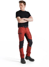 Blåkläder service werkbroek met stretch 14591845 | gebrand rood zwart | maat 46 - 7330509781142
