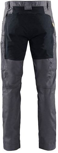 Blåkläder service werkbroek met stretch 14591845 | medium grijs zwart | maat 46 - 7330509748770