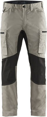 Blåkläder service werkbroek met stretch 14591845 | stone zwart | maat 58 - 7330509500620