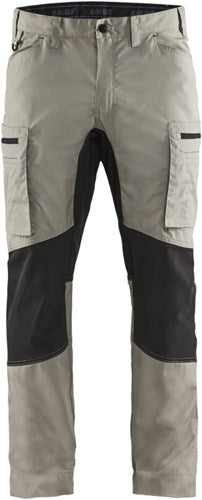 Blåkläder service werkbroek met stretch 14591845 | stone zwart | maat 60 - 7330509500637
