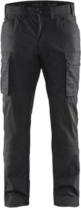 Blåkläder service werkbroek met stretch 14591845 | zwart | maat 58 - 7330509463000