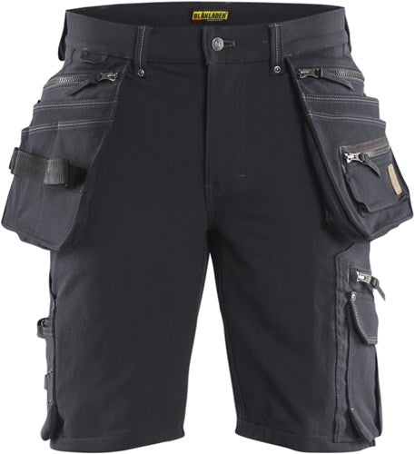 Blåkläder short 4-weg stretch x1900 19881644 | donkergrijs zwart | maat 60 - 7330509697771