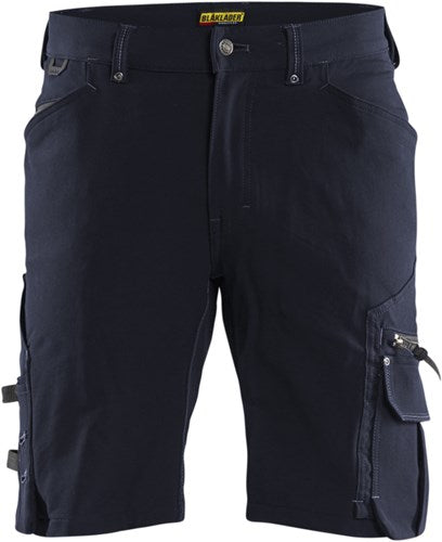 Blåkläder short 4-weg stretch x1900 zonder spijkerzakken 19871644 | donker marineblauw zwart | maat 46 - 7330509688281