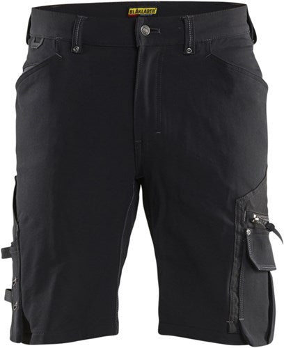 Blåkläder short 4-weg stretch x1900 zonder spijkerzakken 19871644 | zwart | maat 60 - 7330509697818