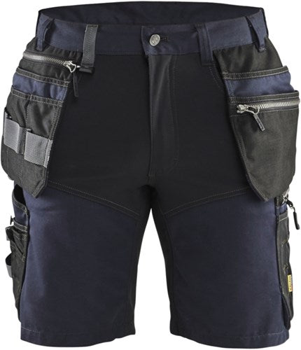 Blåkläder short met stretch 15981860 | donker marineblauw zwart | maat 46 - 7330509838266