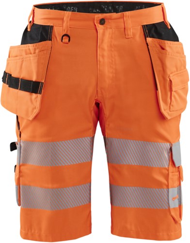 Blåkläder short met stretch high-vis 15861811 | high vis oranje | maat 44 - 7330509691267
