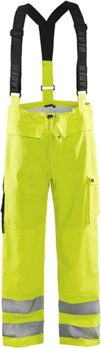 Blåkläder vlamvertragende regenbroek 13032009 | high-vis geel | maat s - 7330509414231