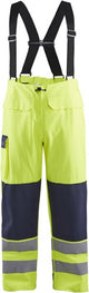 Blåkläder vlamvertragende regenbroek level 2 13132022 | high-vis geel marineblauw | maat 3xl - 7330509783580