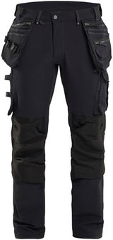 Blåkläder werkbroek 4-weg stretch x1900 19981644 | zwart | maat c50 - 7330509657751