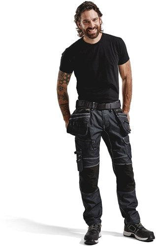 Blåkläder werkbroek denim stretch x1900 19901141 | marineblauw zwart | maat c44 - 7330509531846