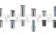 Masterfix blindklinkmoer m8 1.0-2.5mm alu (50) (u)