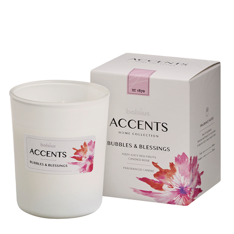 Bolsius geurglas accents bubbles blessings 92 76mm