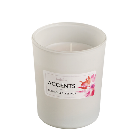 Bolsius geurglas accents bubbles blessings 92 76mm