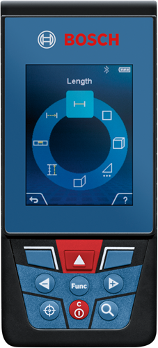 Bosch blauw glm 100-25 c | professional laserafstandsmeter | 3 x 1.5 v lr6 batterij (aa) | ip54 - 0601072y00