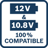 Bosch blauw accu gba 12v 6.0ah li-ion - 1600a00x7h